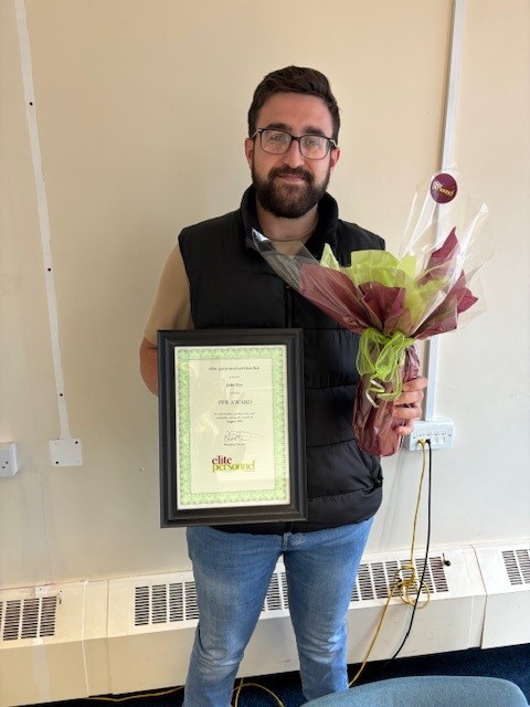 August 2024 Temporary Worker Award Winner – Jake Dye